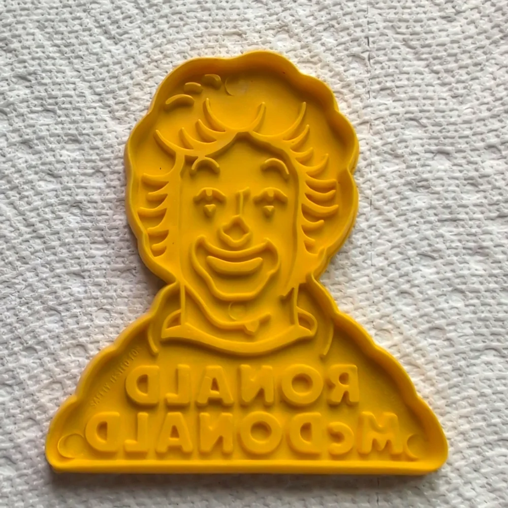Vintage 1980's RONALD MCDONALD Cookie Cutter